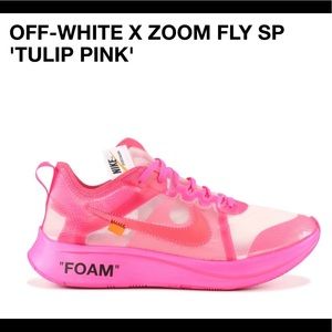 OFF-WHITE X ZOOM FLY SP 'TULIP PINK' Sneakers